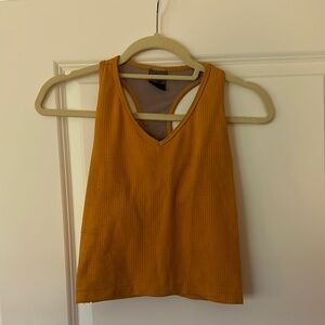Burnt Orange Nike Running Crop Top